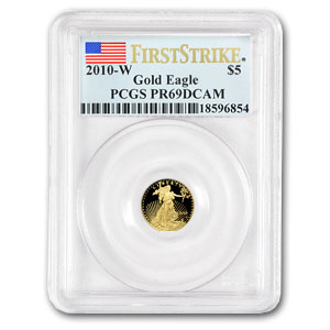 Buy 2010-W 1/10 oz Proof Gold Eagle PR-69 DCAM PCGS (FS?)