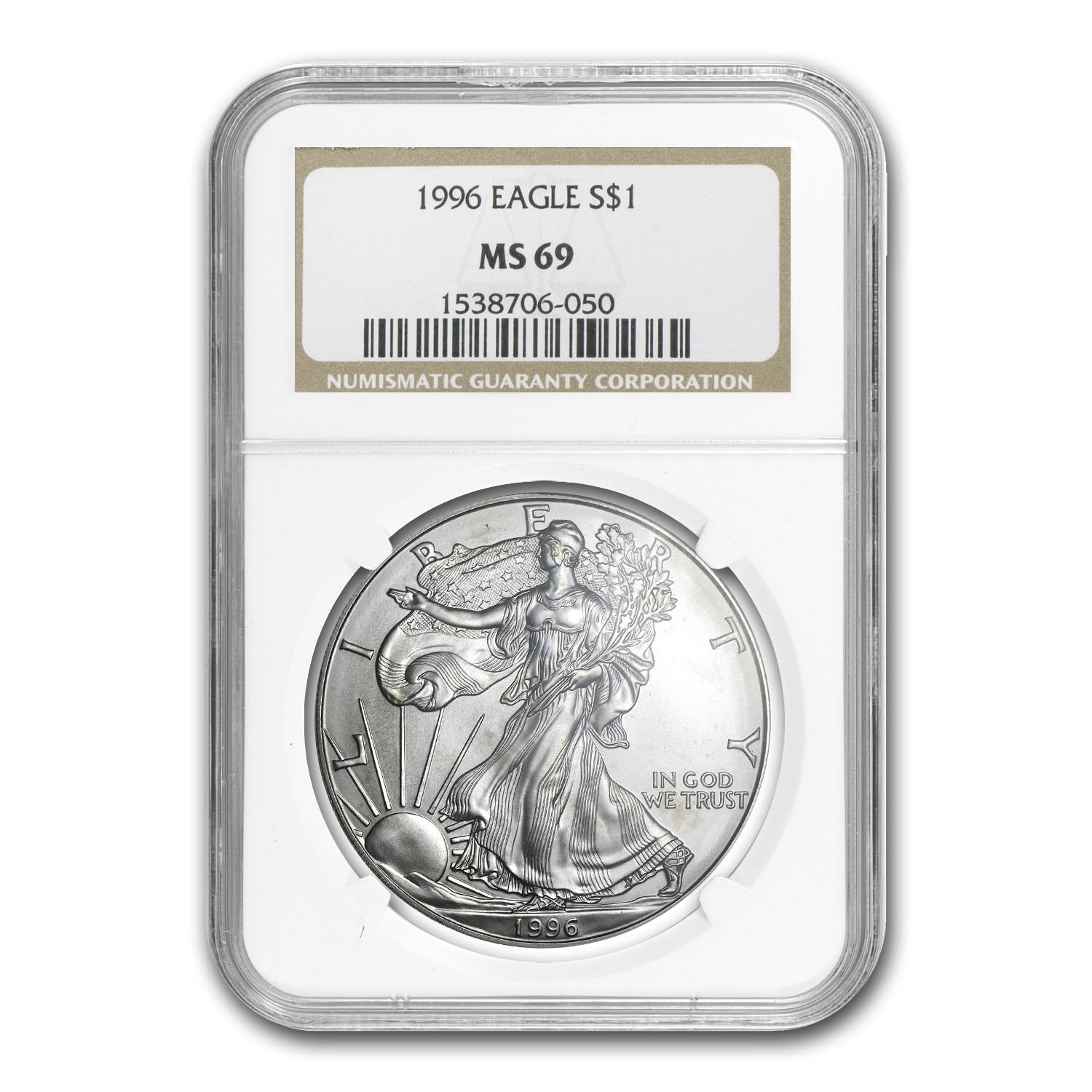 Buy 1996 American Silver Eagle MS-69 NGC