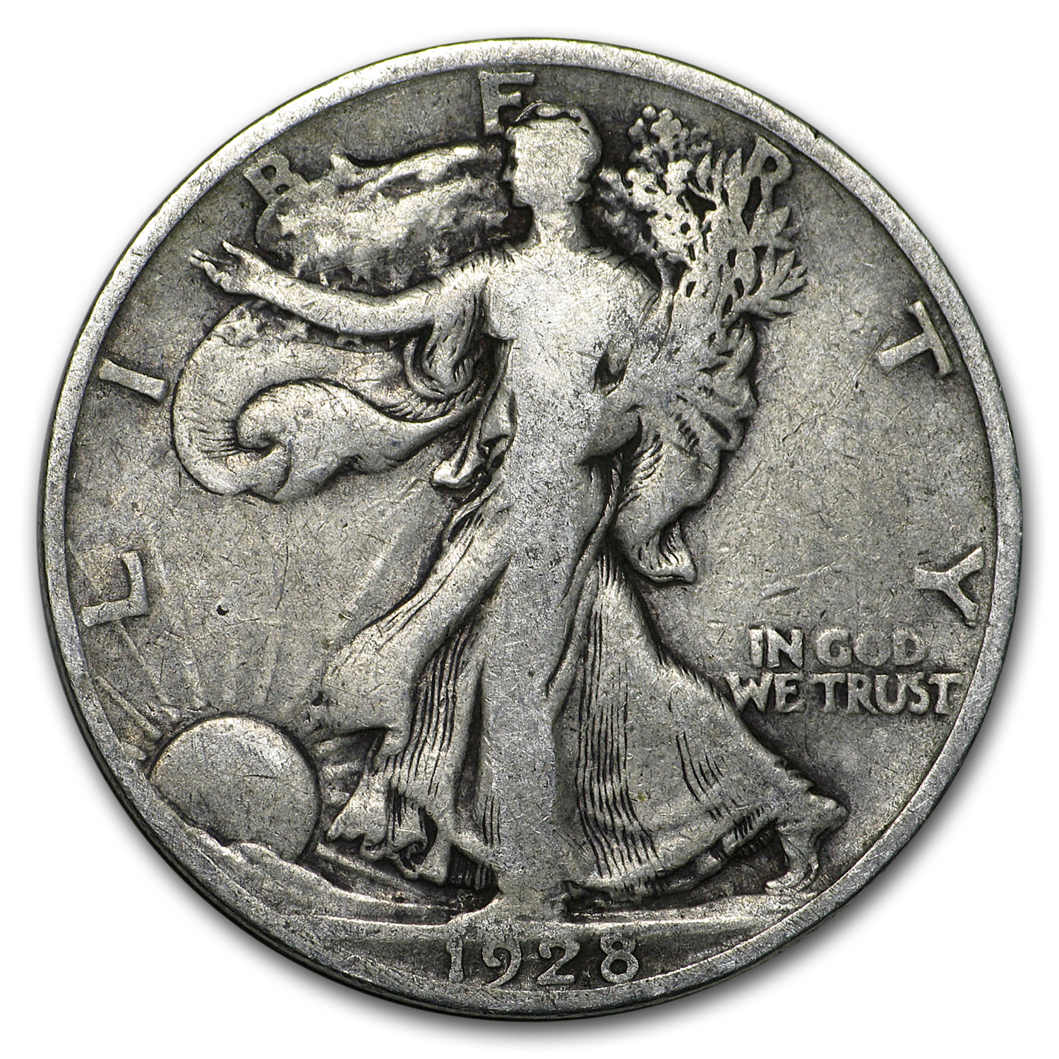 Buy 1928-S Walking Liberty Half Dollar Good/VG