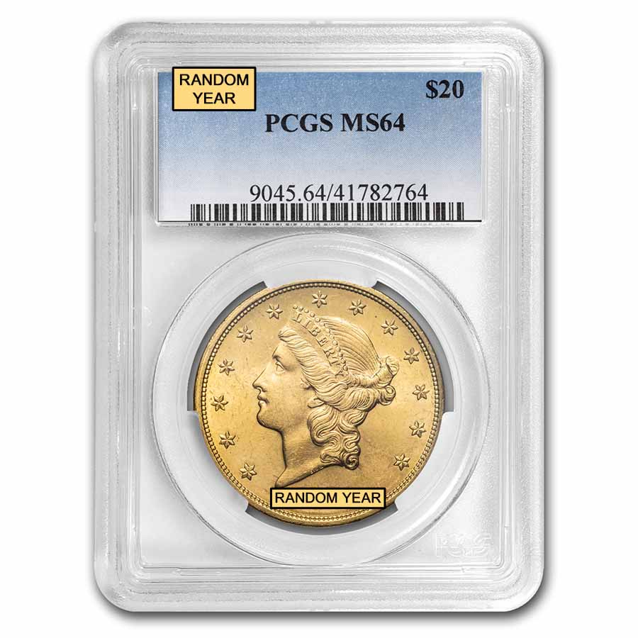 Buy $20 Liberty Gold Double Eagle MS-64 PCGS (Random)