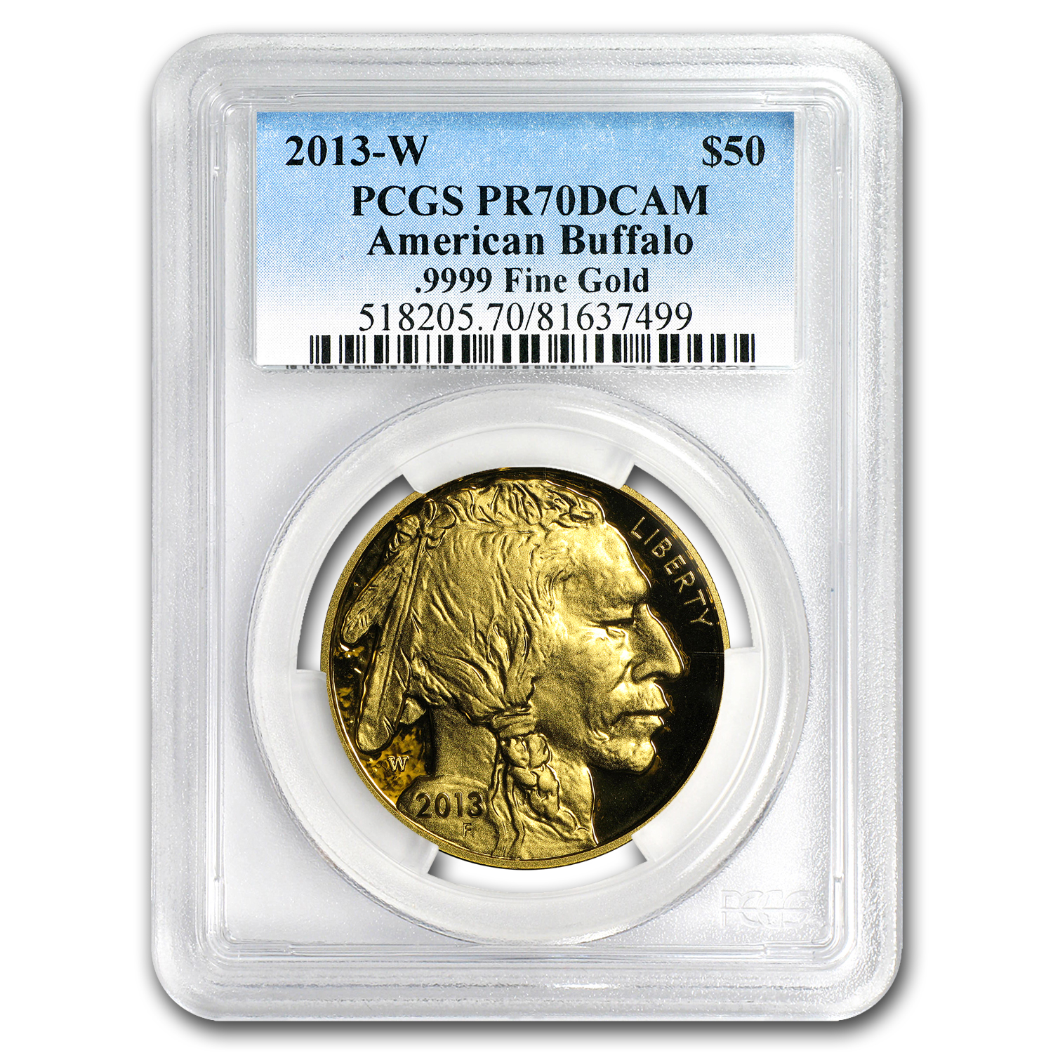 Buy 2013-W 1 oz Proof Gold Buffalo PR-70 PCGS - Click Image to Close