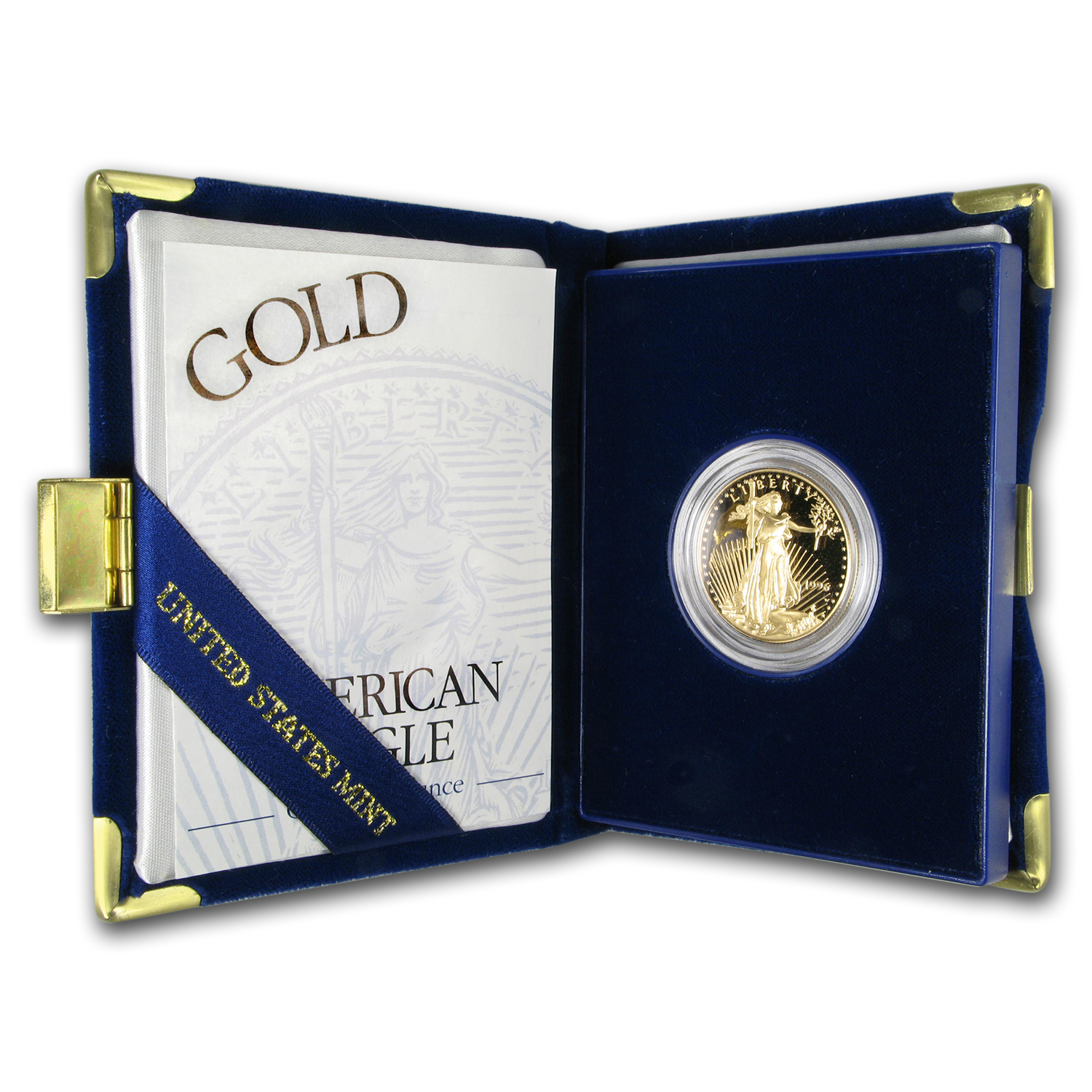Buy 1996-W 1/2 oz Proof American Gold Eagle (w/Box & COA) - Click Image to Close