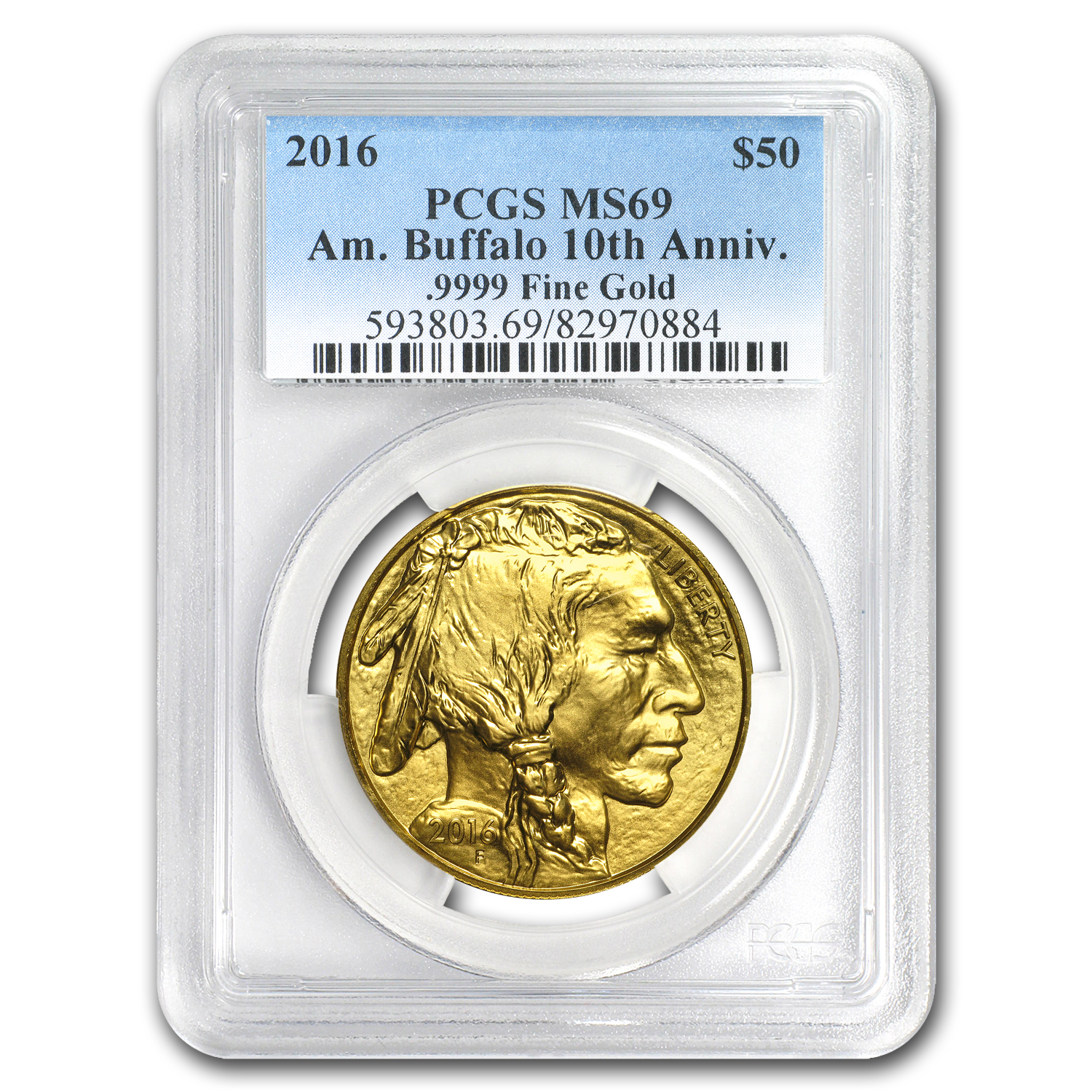 Buy 2016 1 oz Gold Buffalo MS-69 PCGS - Click Image to Close
