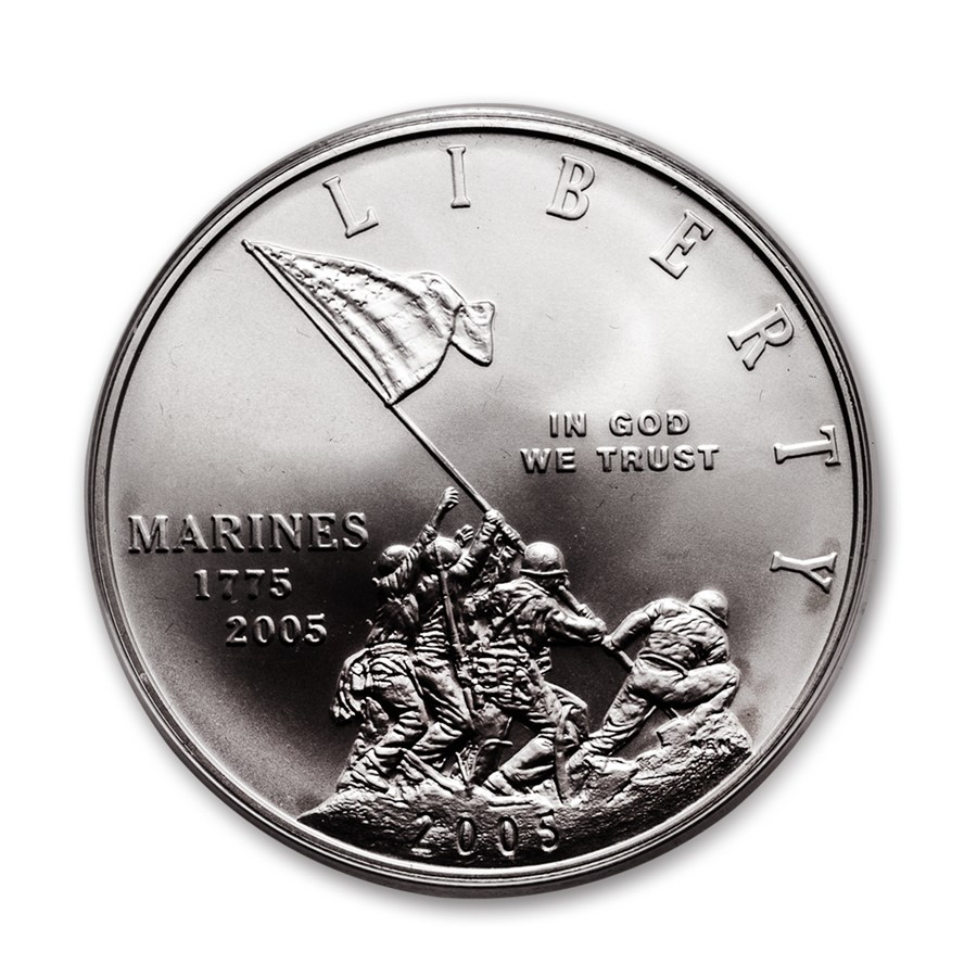 Buy 2005-P Marine Corps 230th $1 Silver Comm BU