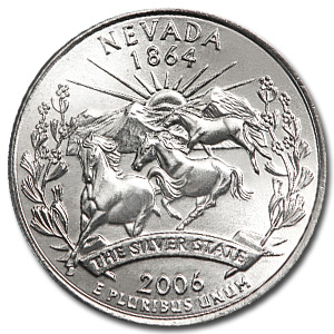 Buy 2006-P Nevada State Quarter BU - Click Image to Close