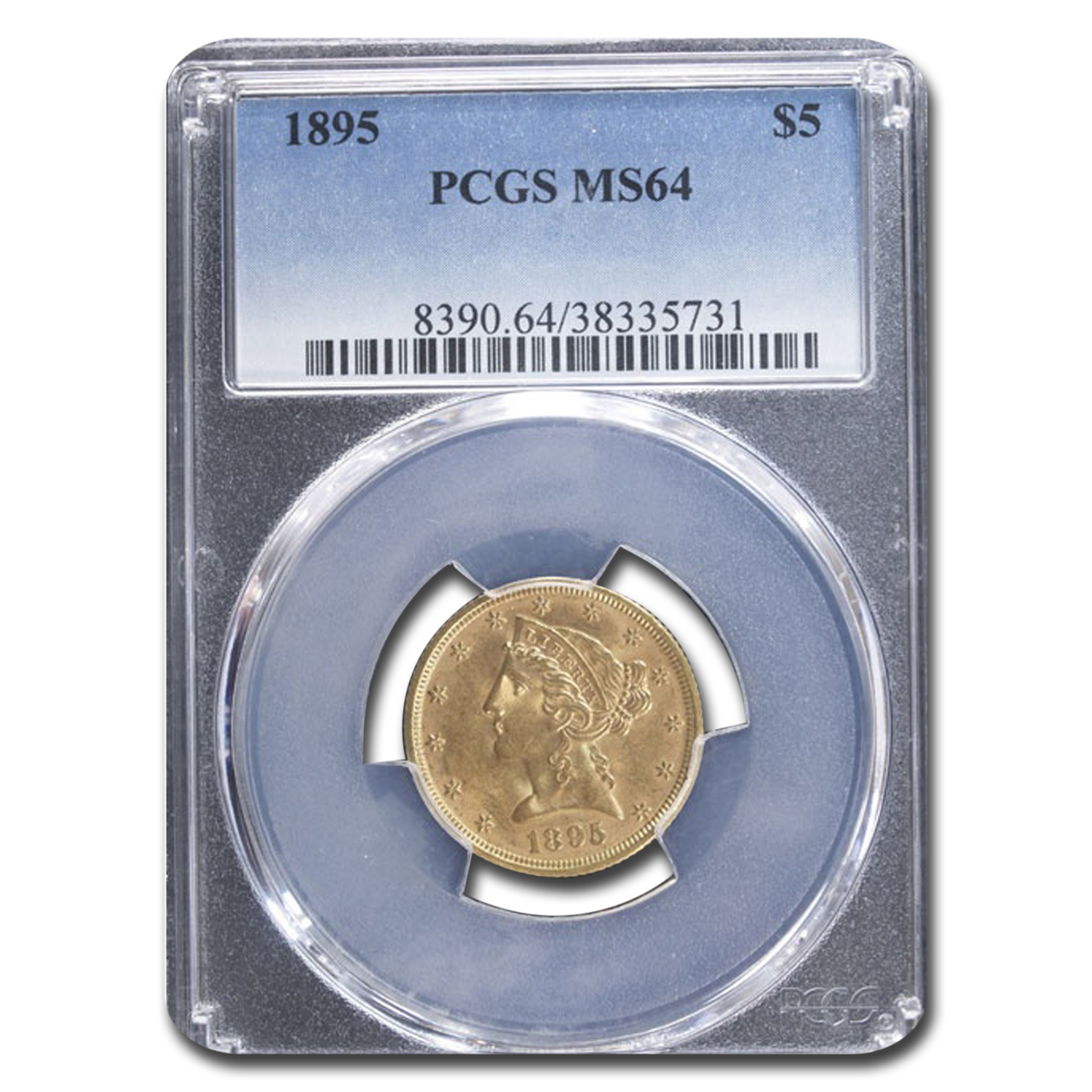 Buy MS-64 1895 $5 Liberty Gold Half Eagle PCGS
