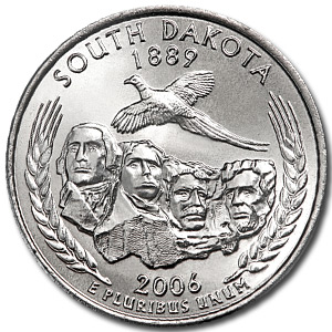 Buy 2006-P South Dakota State Quarter BU - Click Image to Close