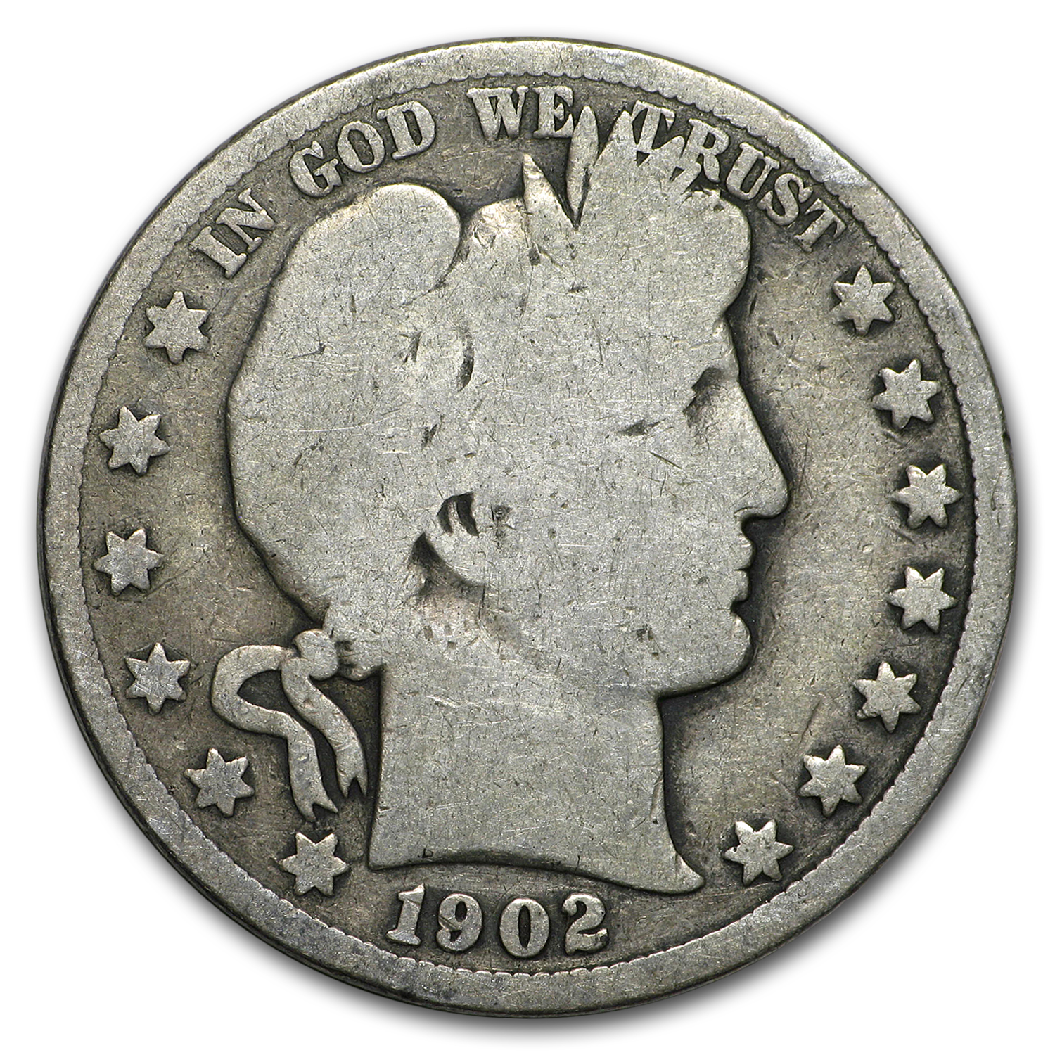 Buy 1902 Barber Half Dollar Good - Click Image to Close