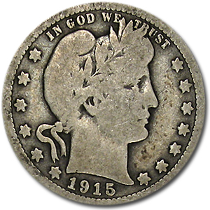 Buy 1915 Barber Quarter Good/VG - Click Image to Close