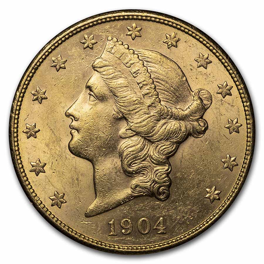 Buy 1904-S $20 Liberty Gold Double Eagle AU - Click Image to Close
