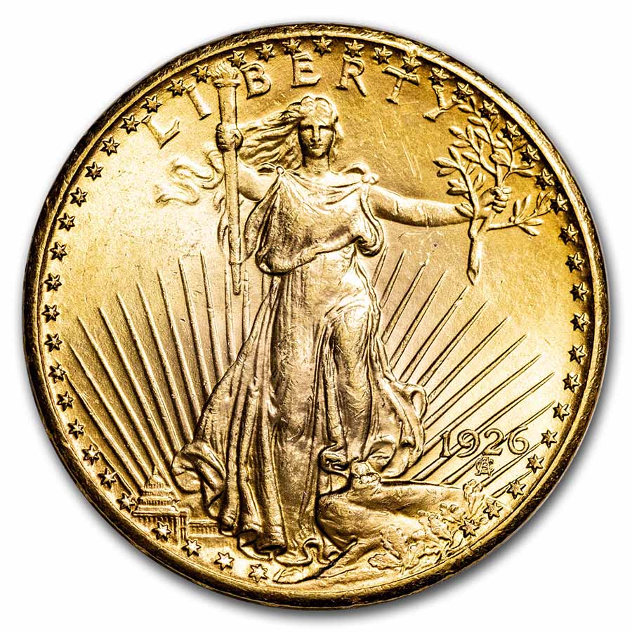 Buy 1926 $20 Saint-Gaudens Gold Double Eagle AU