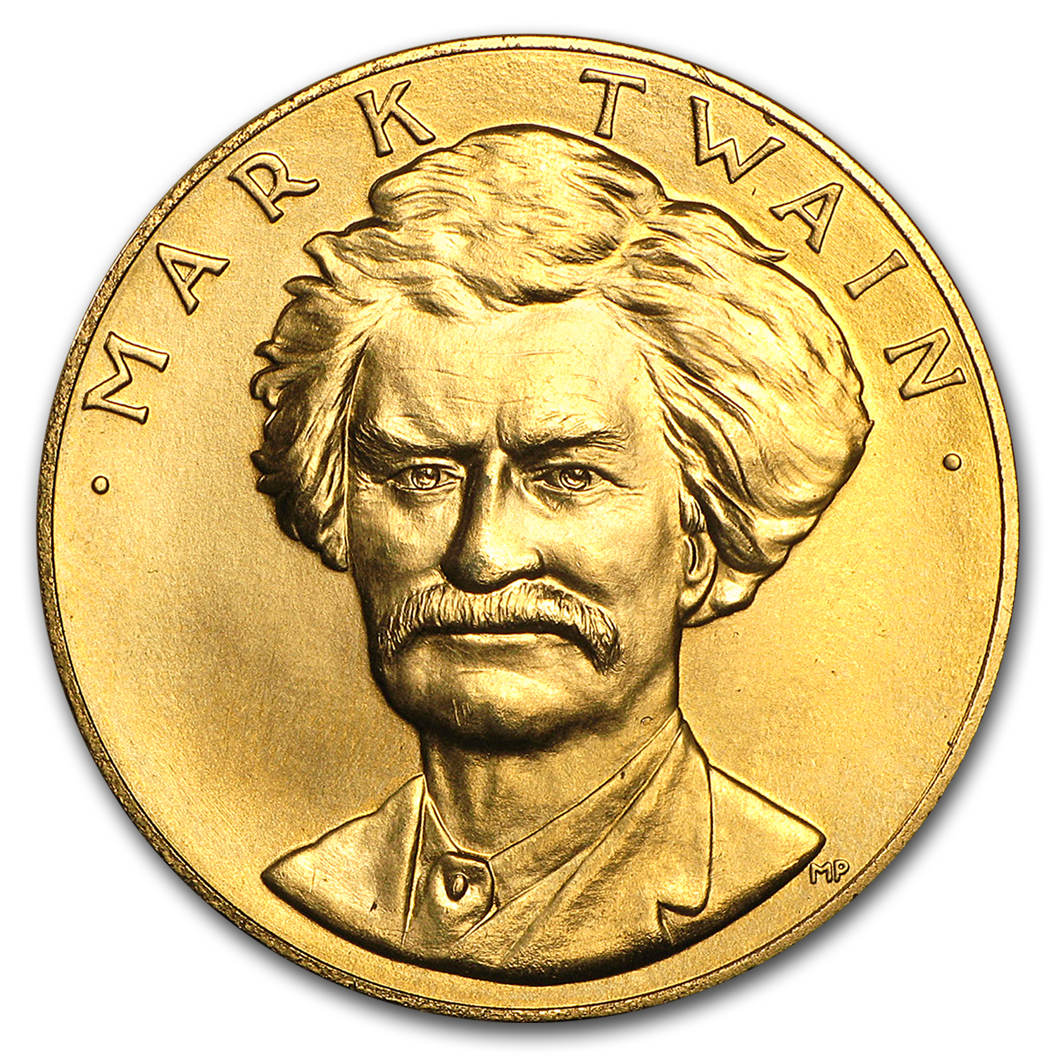 Buy U.S. Mint 1 oz Gold Commemorative Arts Medal Mark Twain - Click Image to Close