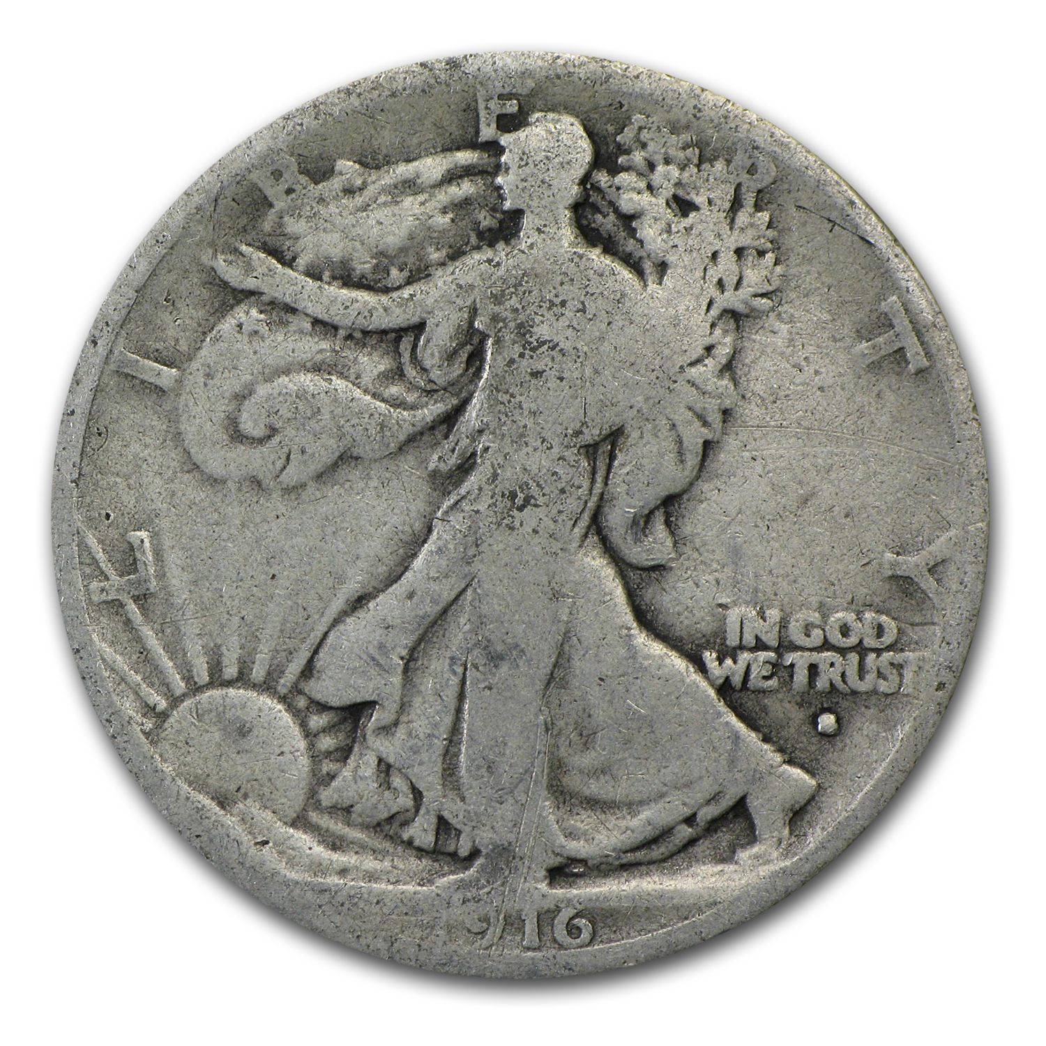 Buy 1916-S Walking Liberty Half Dollar AG - Click Image to Close