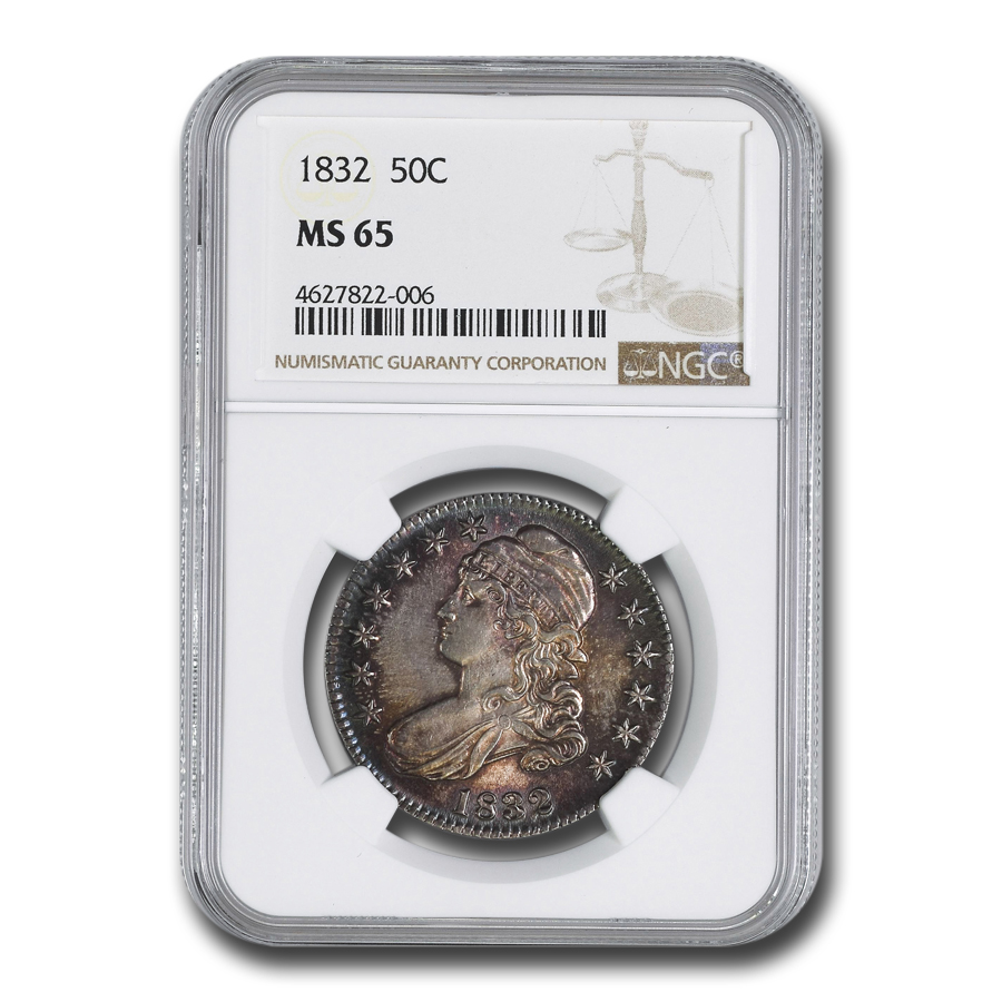 Buy 1832 Bust Half Dollar MS-65 NGC (Sm Letters)