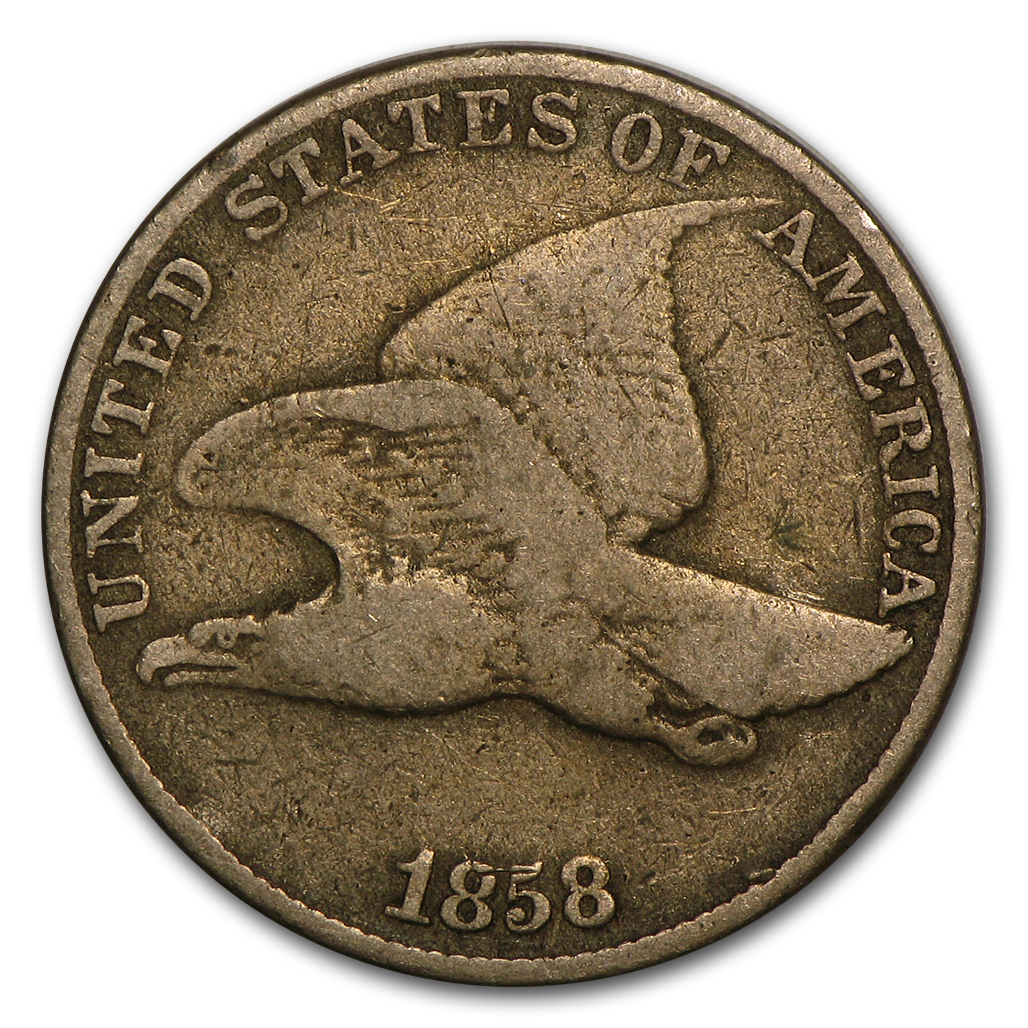 Buy 1858 Flying Eagle Cent Large Letters VG - Click Image to Close