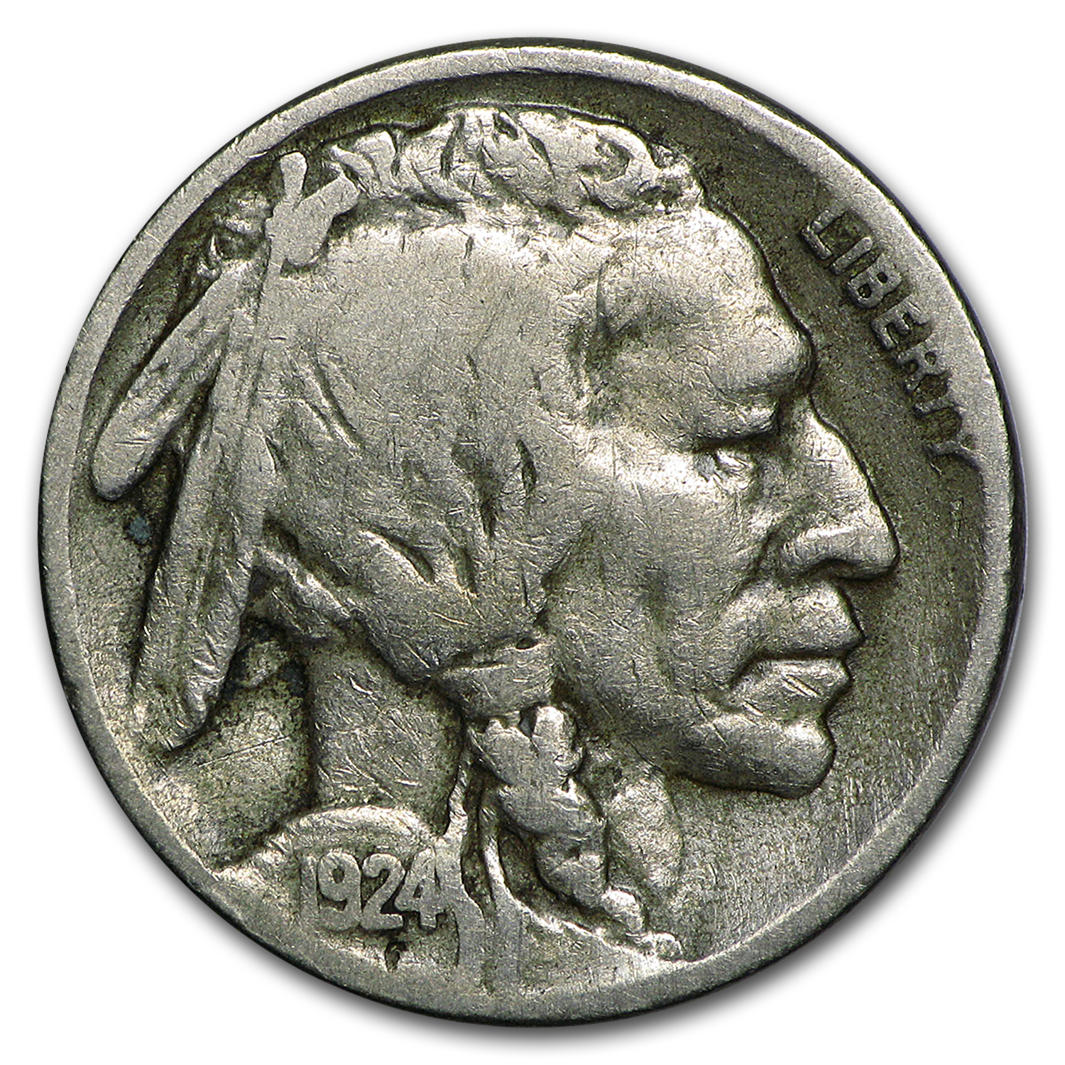 Buy 1924-S Buffalo Nickel Fine - Click Image to Close