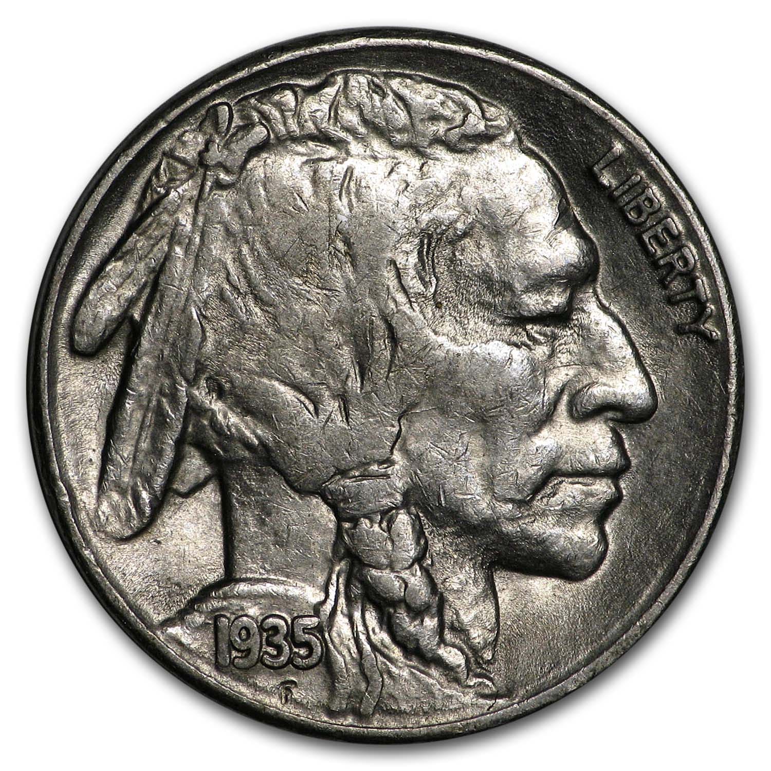 Buy 1935-S Buffalo Nickel AU - Click Image to Close