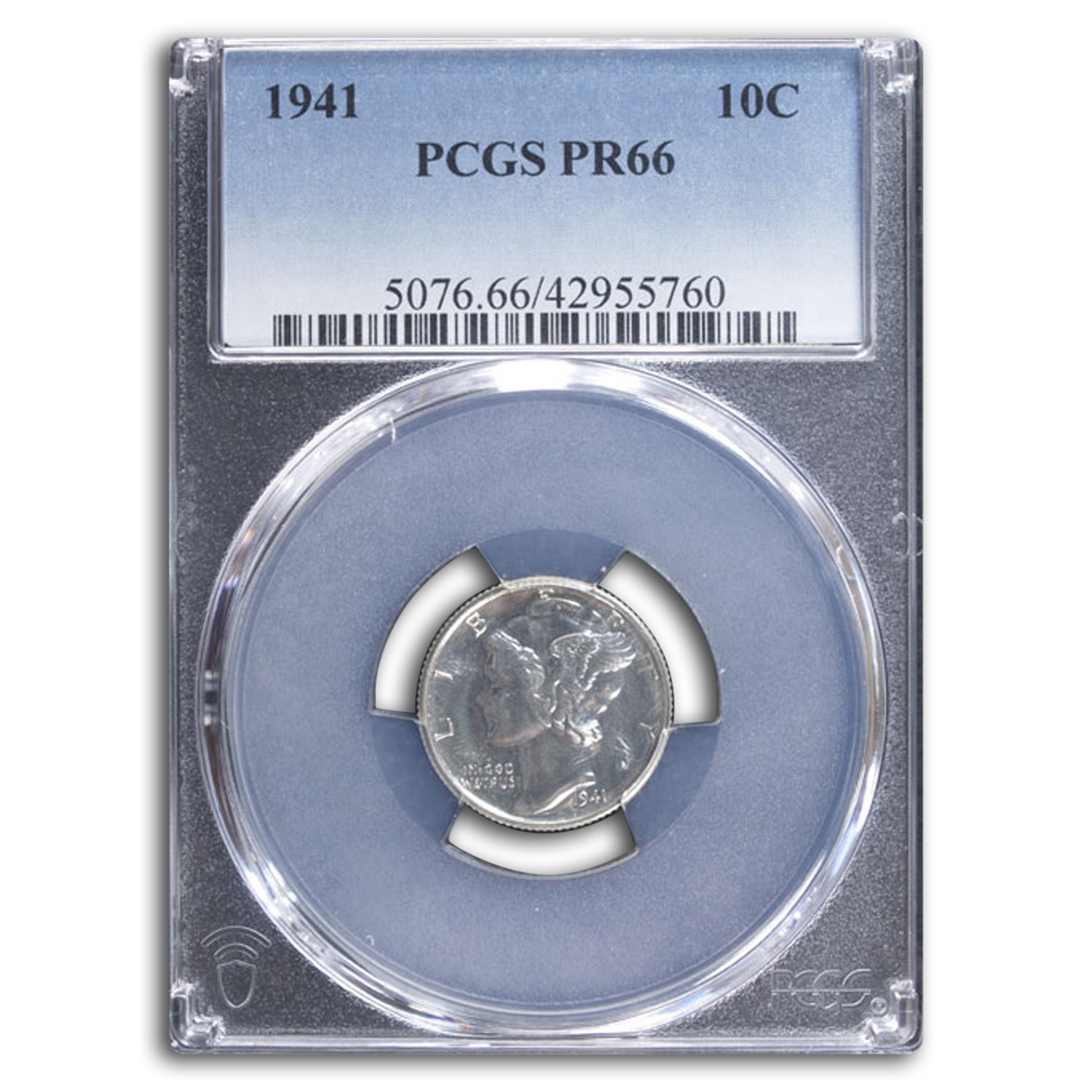 Buy 1941 Mercury Dime PR-66 PCGS - Click Image to Close