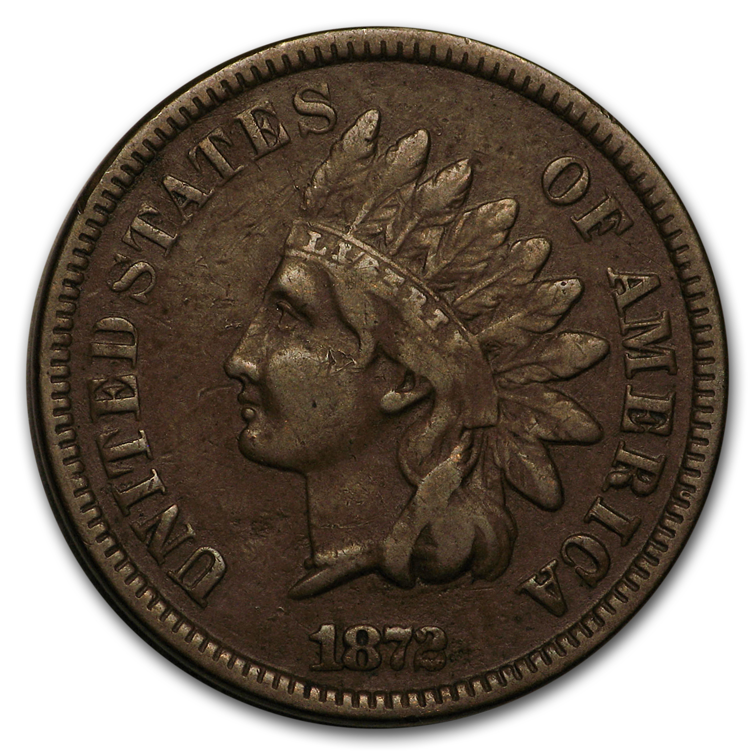 Buy 1872 Indian Head Cent VF - Click Image to Close