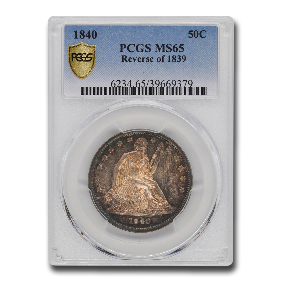 Buy 1840 Liberty Seated Half Dollar MS-65 PCGS (Reverse of 1839) - Click Image to Close