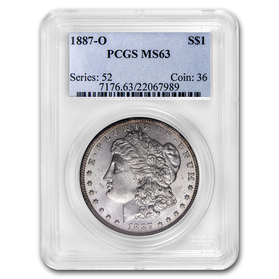 Buy 1887-O Morgan Dollar MS-63 PCGS - Click Image to Close
