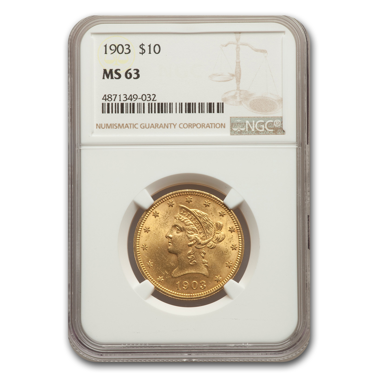 Buy 1903 $10 Liberty Gold Eagle MS-63 NGC - Click Image to Close