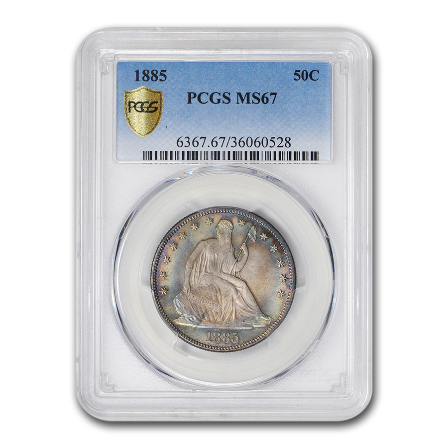 Buy 1885 Liberty Seated Half Dollar MS-67 PCGS - Click Image to Close
