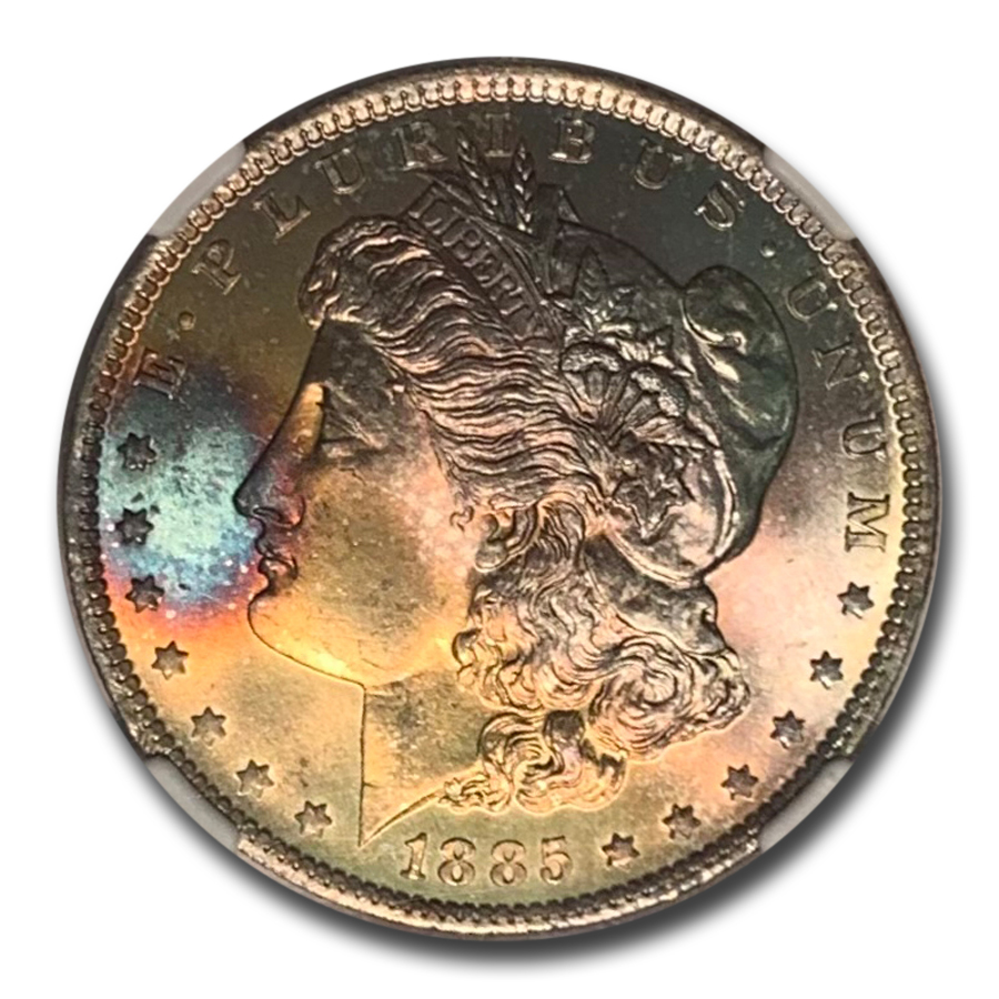 Buy 1885-O Morgan Dollar MS-65 NGC (Beautifully Toned) - Click Image to Close
