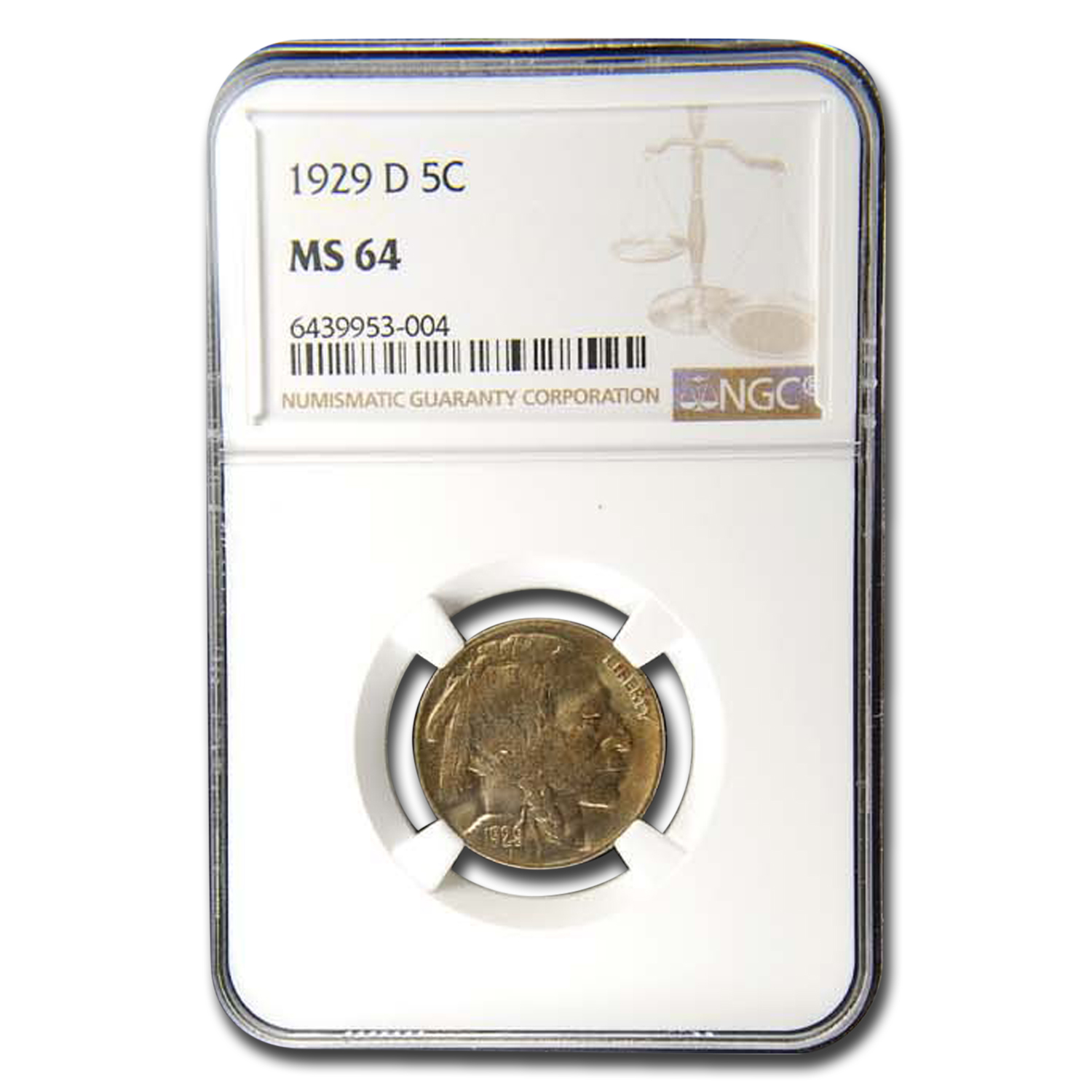 Buy 1929-D Buffalo Nickel MS-64 NGC - Click Image to Close
