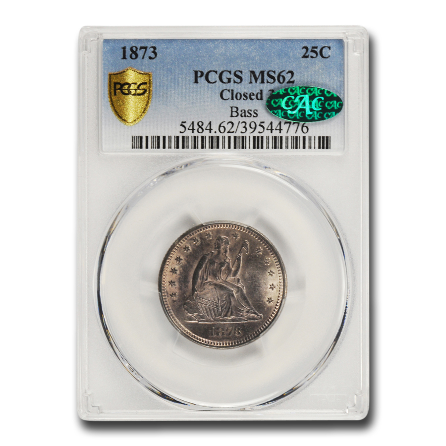 Buy 1873 Liberty Seated Quarter MS-62 PCGS CAC (Closed 3) - Click Image to Close