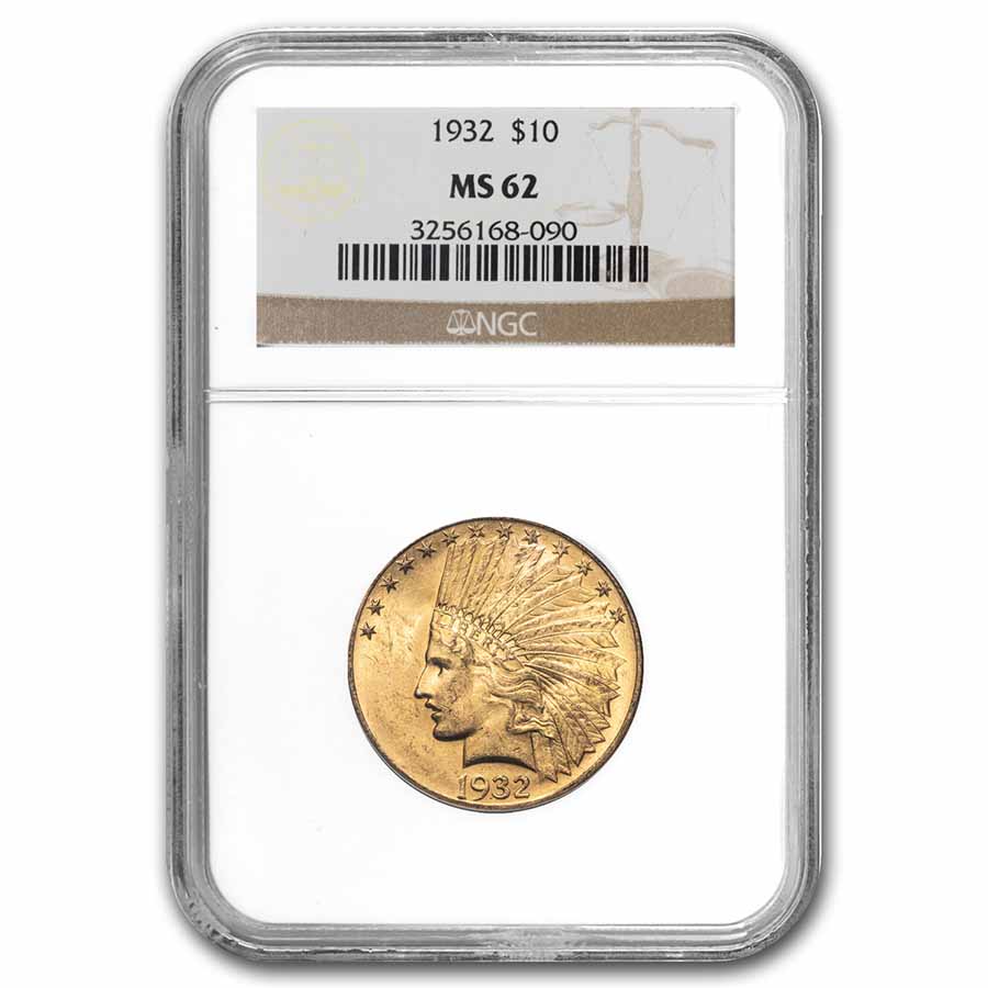 Buy 1932 $10 Indian Gold Eagle MS-62 NGC - Click Image to Close