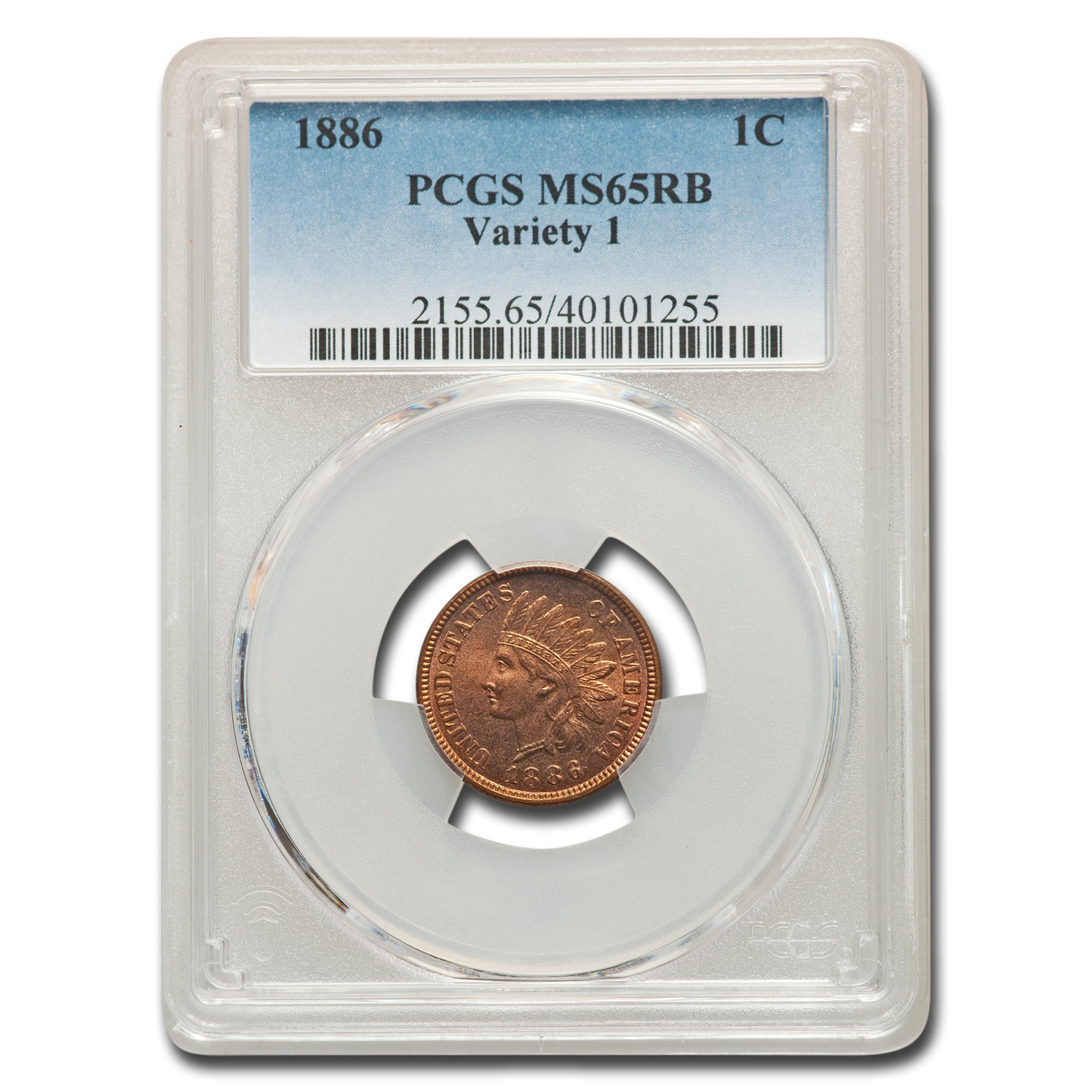 Buy 1886 Indian Head Cent Type-I MS-65 PCGS (Red/Brown)