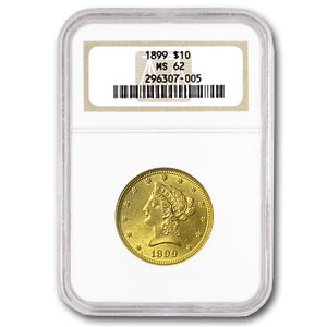 Buy 1899 $10 Liberty Gold Eagle MS-62 NGC - Click Image to Close