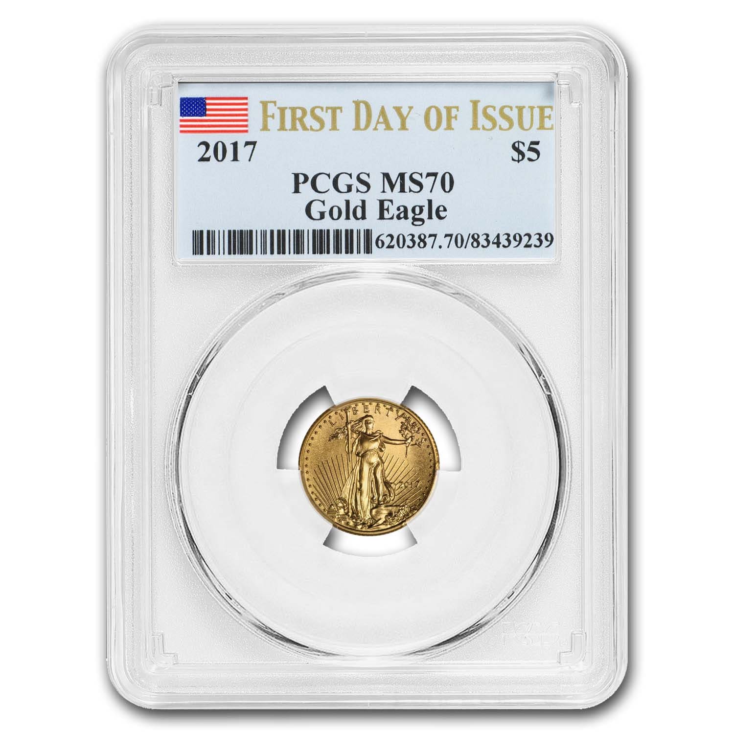 Buy 2017 1/10 oz American Gold Eagle MS-70 PCGS (FDI) - Click Image to Close