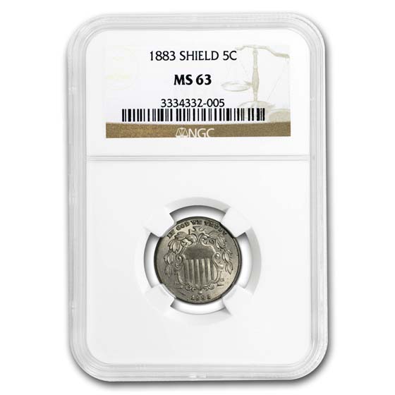 Buy 1883 Shield Nickel MS-63 NGC - Click Image to Close