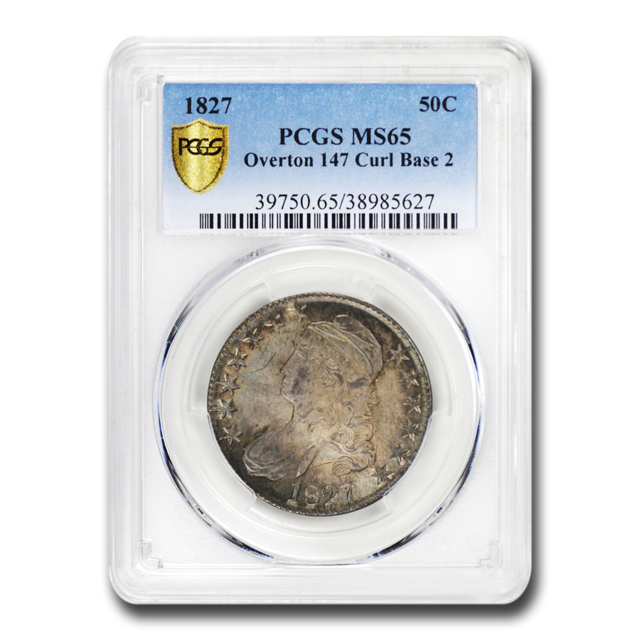 Buy 1827 Bust Half Dollar MS-65 PCGS (O-147, Curled Base 2) - Click Image to Close