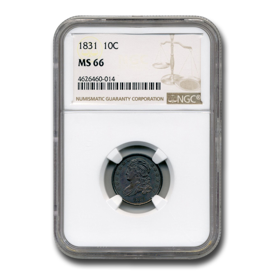 Buy 1831 Capped Bust Dime MS-66 NGC - Click Image to Close