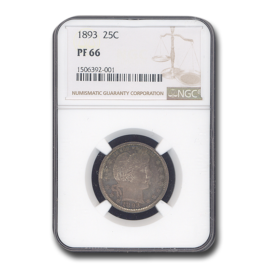 Buy 1893 Barber Quarter PF-66 NGC - Click Image to Close
