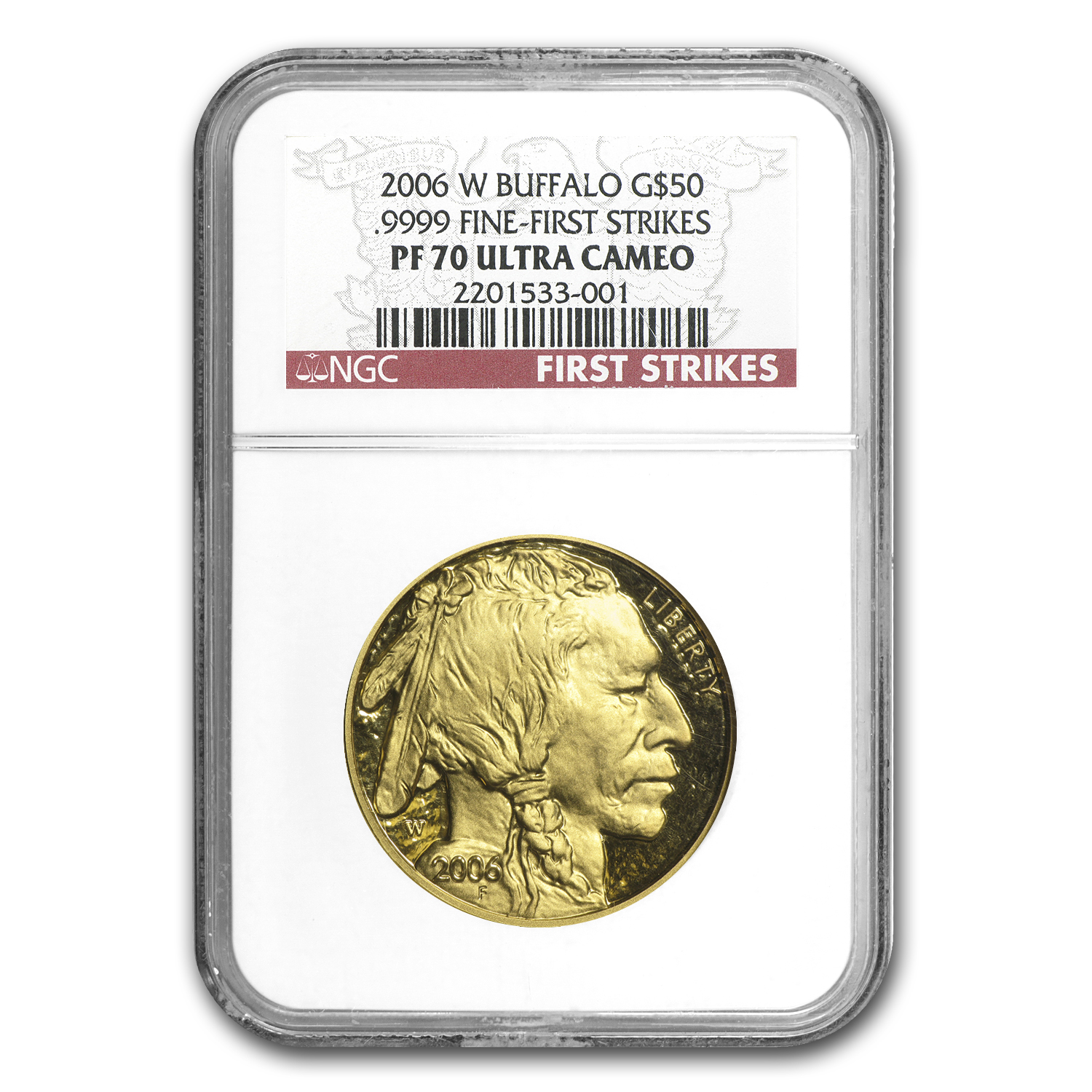 Buy 2006-W 1 oz Proof Gold Buffalo PF-70 NGC (FS) - Click Image to Close