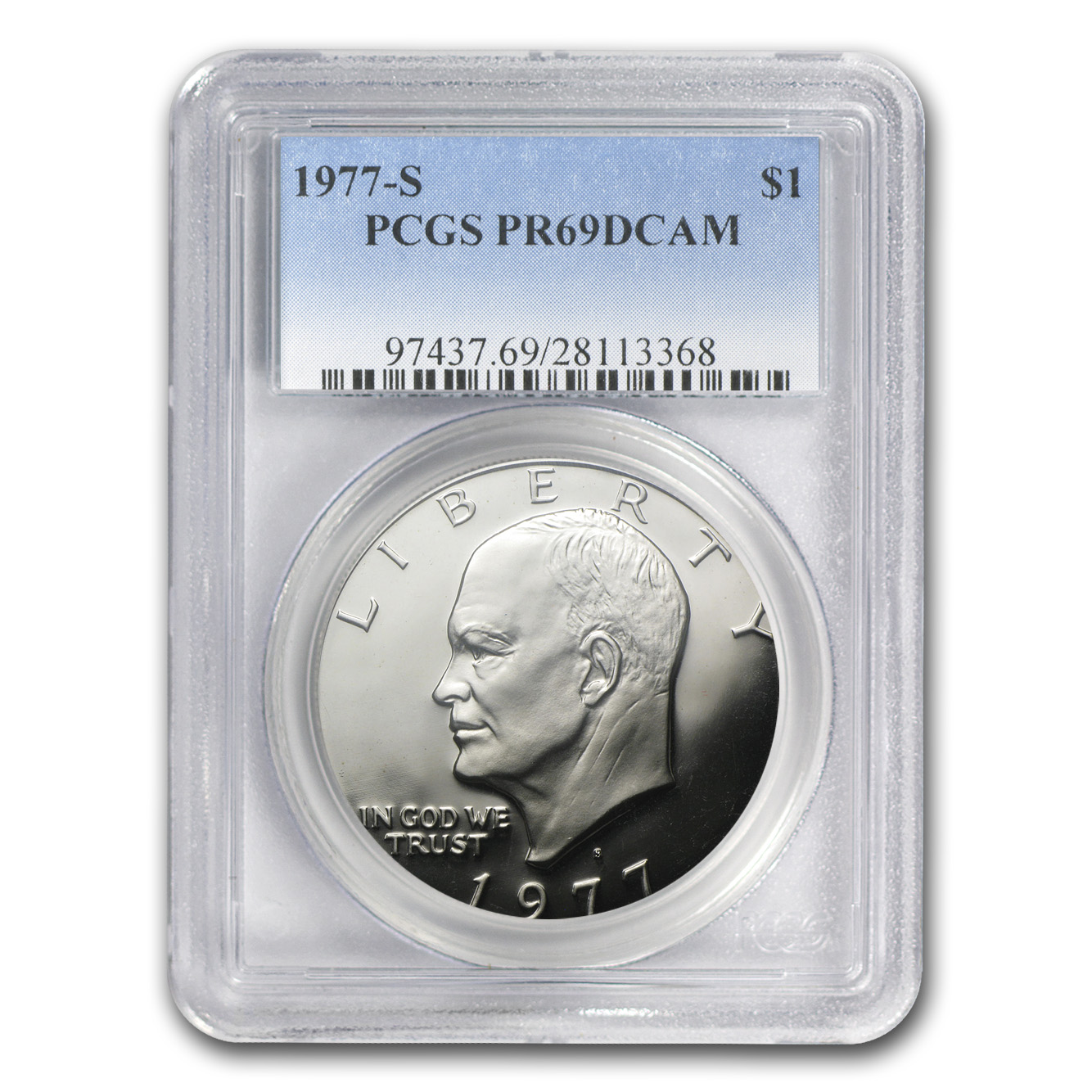 Buy 1977-S Clad Eisenhower Dollar PR-69 DCAM PCGS - Click Image to Close