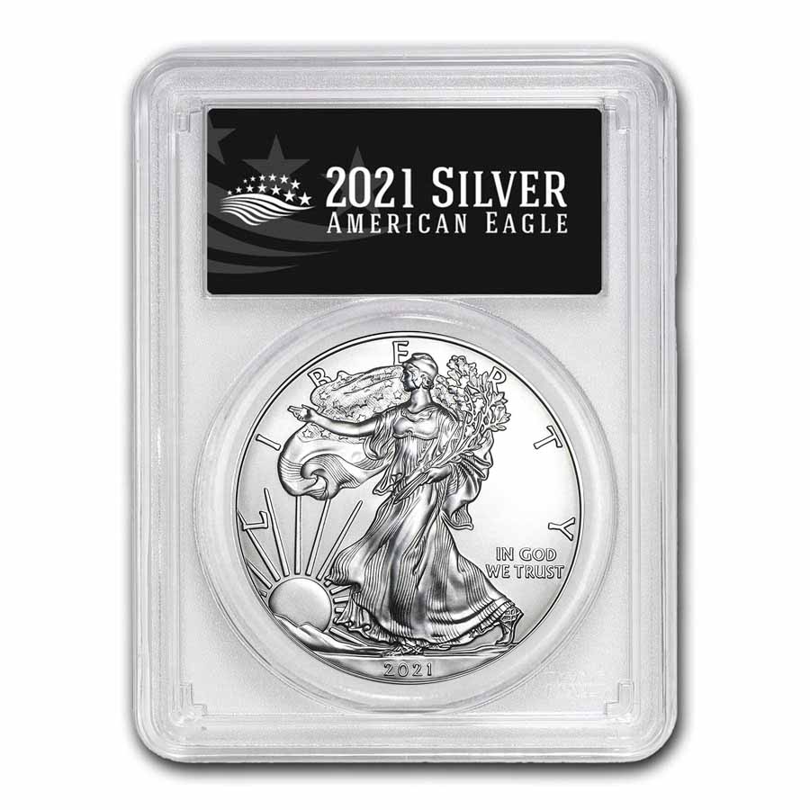 Buy 2021 (P) American Silver Eagle MS-70 PCGS (FS, Black Label) - Click Image to Close