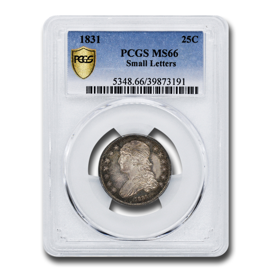 Buy 1831 Capped Bust Quarter MS-66 PCGS (Small Letters) - Click Image to Close
