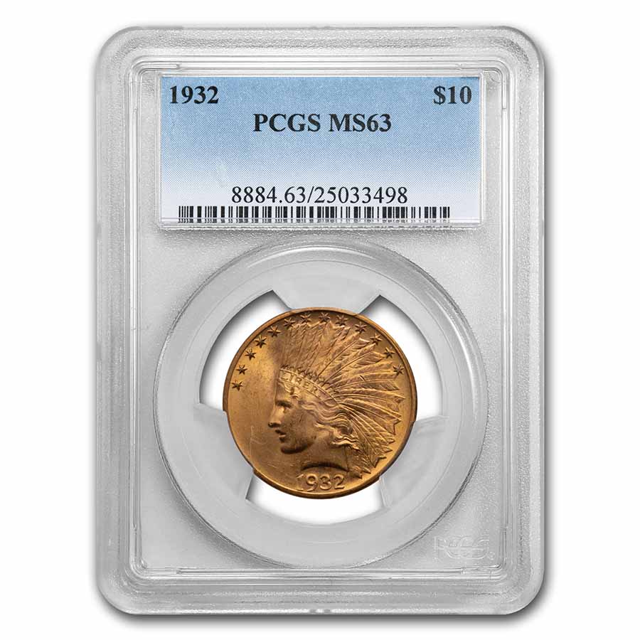 Buy 1932 $10 Indian Gold Eagle MS-63 PCGS