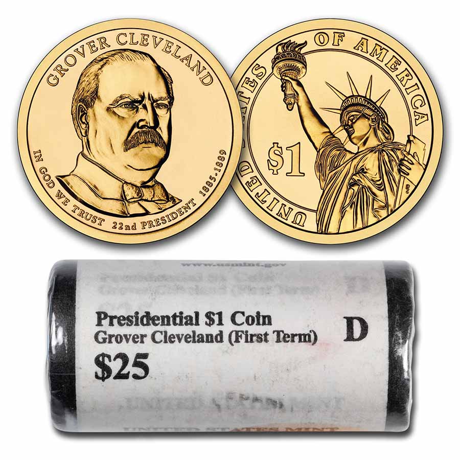 Buy 2012-D G Cleveland 25-Coin Pres Dollar BU 1st - Click Image to Close