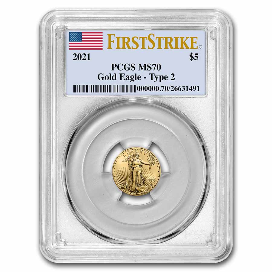 Buy 2021 1/10 oz American Gold Eagle MS-70 PCGS (FS?, Type 2) - Click Image to Close