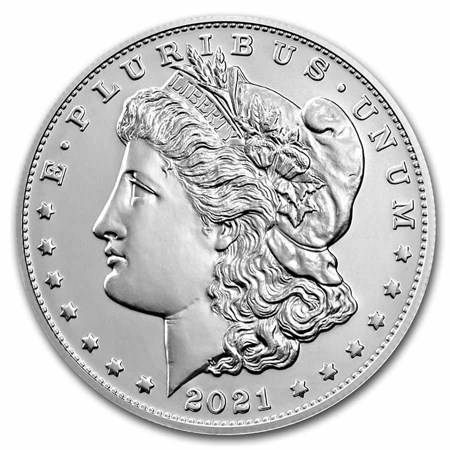Buy 2021-(O) Silver Morgan Dollar (O Privy, Box & CoA) - Click Image to Close
