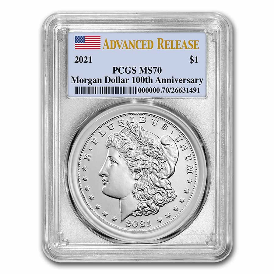 Buy 2021 Silver Morgan Dollar MS-70 PCGS (Advanced Release) - Click Image to Close