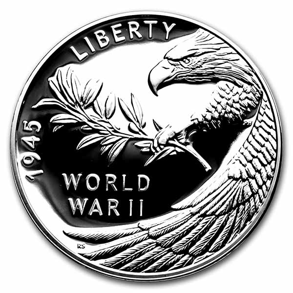 Buy (2020) World War II V75 Silver Anniversary Medal Pf (w/Box & CoA) - Click Image to Close