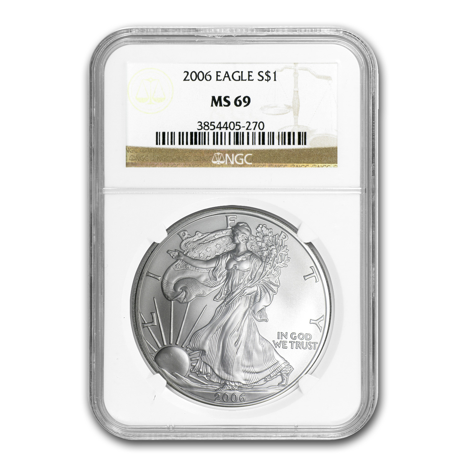 Buy 2006 American Silver Eagle MS-69 NGC - Click Image to Close