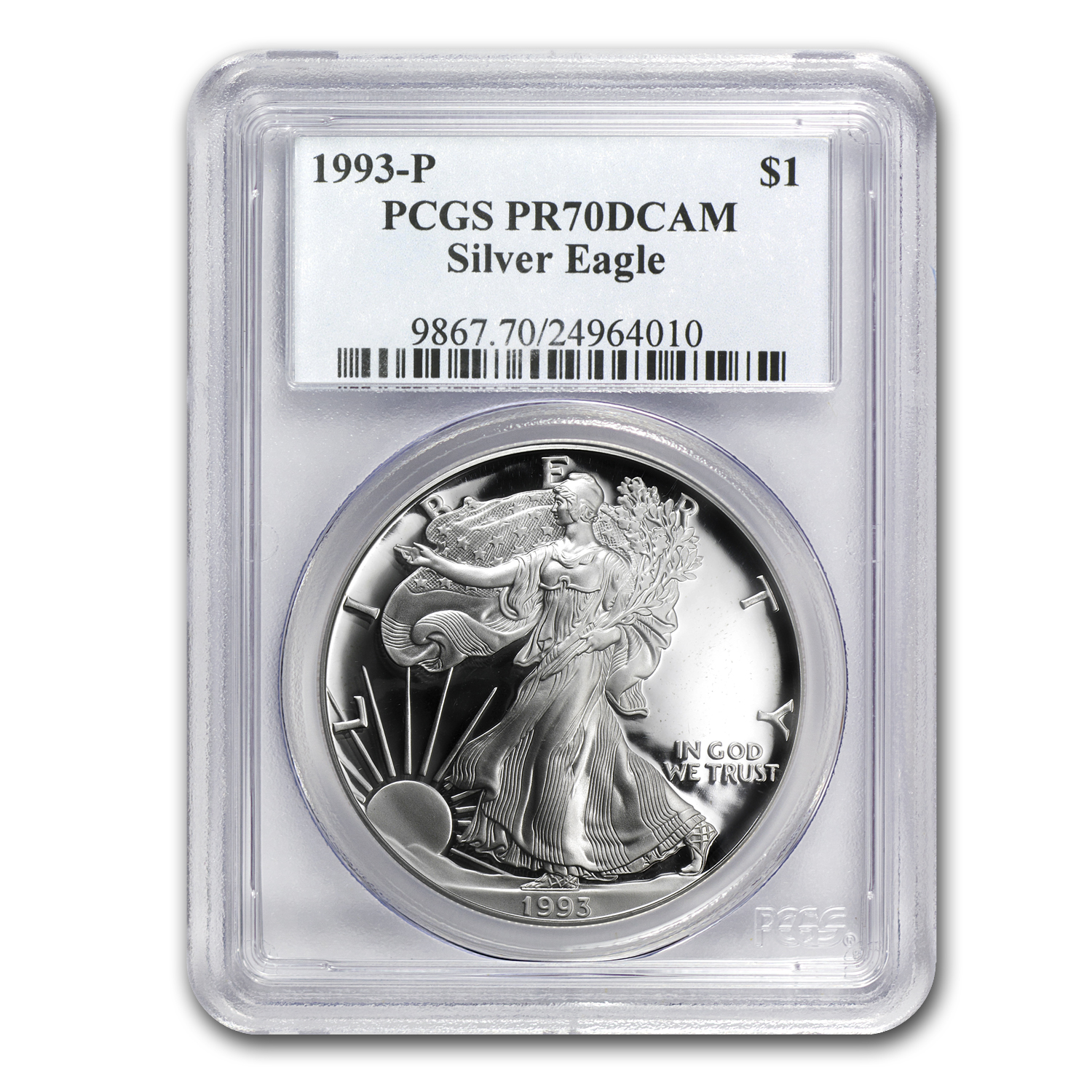 Buy 1993-P Proof American Silver Eagle PR-70 PCGS - Click Image to Close